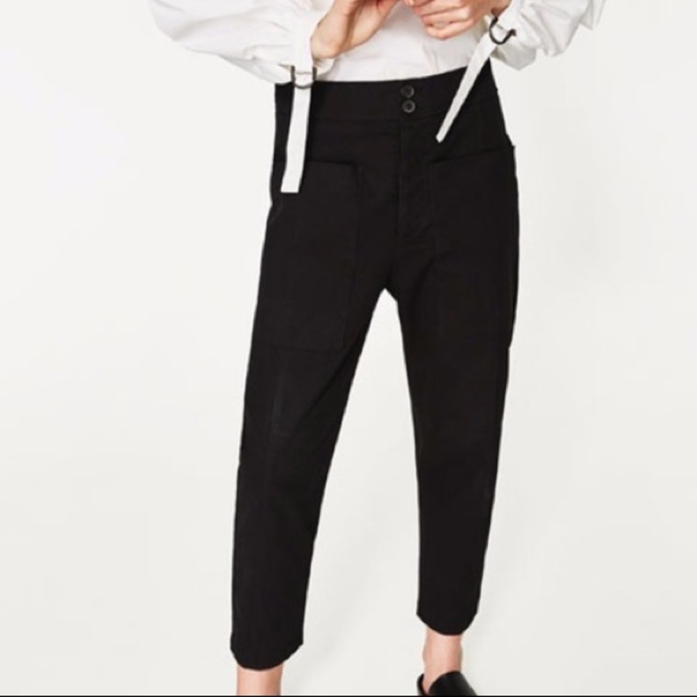NWT ZARA Black trouser pants